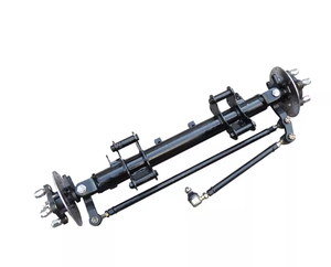 Essieu <span class=keywords><strong>avant</strong></span> hydraulique à direction directe, essieu à cinq trous, frein à tambour à huile robuste, véhicule électrique à quatre roues - Product Image 4