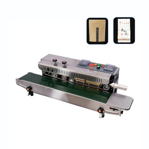 Máquina automática de sellado térmico de banda de embalaje de bolsas de película de plástico Máquina de sellado de inyección de tinta continua - Product Image 6