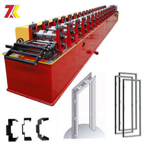Volautomatische <span class=keywords><strong>Aluminium</strong></span> Stalen Deurkozijn <span class=keywords><strong>Machine</strong></span> Met Tandwielmotor 380V 0.8-1.2Mm Rollende Dikte Scharnieren Ponsen Snijden - Product Image 1