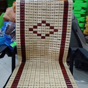 Coussin de siège de voiture rafraîchissant en bambou, ensemble complet, pièce unique, couleur naturelle, pour l'été, tapis d'aviation, position avant - Product Image 2