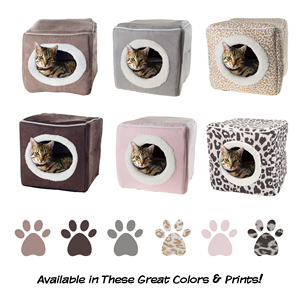 Cama para gatos y mascotas, cueva interior cerrada, caverna cubierta, casa para gatos, gatitos y mascotas pequeñas con cojín extraíble - Product Image 6