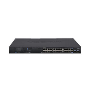 H3C MS4024P-HPWR-EI Switch PoE+ de Alta Potencia de 26 Puertos, 24 Puertos RJ45, 2 Puertos SFP, 52 Gbps, Función SNMP QoS para Cámaras IP y Sistemas AP Inalámbricos - Product Image 1