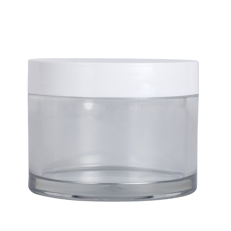 KG-J68R Skincare Cream Jar 105ml 120ml PET Plastic Cosmetic Jar Face Cream Body Butter Containers Jars with Lids