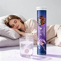 Comprimés effervescents brûle-graisses de nuit avec extrait de thé vert, mélange d'herbes Garcinia, soutien métabolique, formule bien-être du soir