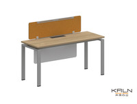 KALN KL-20 – Bureau modulaire convertible en métal, design moderne, pour 4 à 8 personnes, idéal pour le télétravail et les postes de travail