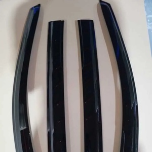 KQD Vente en gros Déflecteur de vent pour vitres de voiture, garniture décorative en PC, pare-soleil pour Toyota RAV4 2016-2018 - Product Image 4