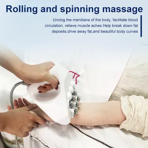 Máquina de emagrecimento endosfera 4D para massageador e terapia anti celulite, rolo portátil para escultura corporal, bola interna