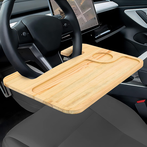 Volant de voiture <span class=keywords><strong>Table</strong></span> de bureau pour ordinateur portable Volant Bureau en bois pour manger Tablette Volant Plateau en bois - Product Image 1