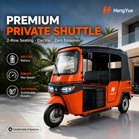 Tricycle électrique pour passagers, 60V/72V, véhicule à trois roues fermé, tricycle Dudu avec capacité de charge de 400 kg