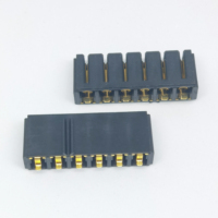 DGDTE 5,0mm Rastermaß Kupferlegierung & Kunststoffgehäuse Buchse/Stecker mit Hochwertiger Beschichtung für Kabellose Bluetooth-Lautsprecher-Batterie