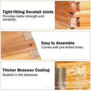 Bamboo Bread <b>Box</b> Double Layer Kitchen Countertop <b>Storage</b> Container Natural <b>Wood</b> Color No Lid Miscellaneous Items <b>Storage</b> - Product Image 5
