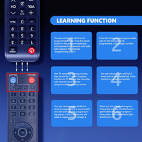 Control Remoto V3 V5 V7 Pro con Retroiluminación, Control por Voz, Bluetooth y Función de Aprendizaje para VSeeBox V3 Pro TV STB