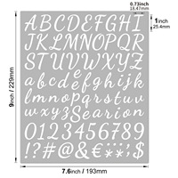 Autocollants en vinyle imperméables et durables, lettres anglaises manuscrites, autocollants personnalisés, adhésif puissant, impression offset personnalisée