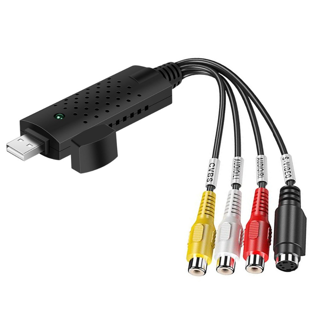USB 2.0 TV Video Audio VHS to HDD Converter Capture Adapter Card TV Video DVR Capture Device