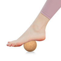 Balles de liège pas chères en gros, balles de yoga en liège, balles de massage pour fascia