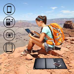 Panel Solar Plegable de 14W a Precio Económico, Cargador Solar Portátil LSFC-14, Cargador de Batería para Acampar y Hacer <span class=keywords><strong>Senderismo</strong></span> al Aire Libre - Product Image 6