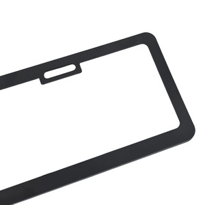 Cadre de plaque d'immatriculation brésilienne Mercosul en plastique noir - Product Image 3