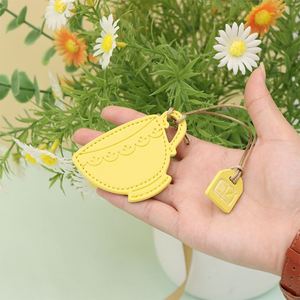 Marcapáginas de Cuero PU con Diseño de Tetera Estilo Chino, con Borlas, Portátil, Diseño Bonito, Regalo Promocional para Amantes de los Libros - Product Image 4