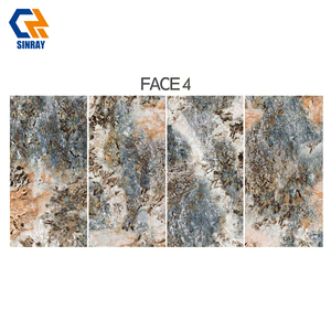 Carreaux de porcelaine émaillés modernes brillants 600x1200mm, antibactériens, antidérapants, texture pierre, pour salle de bain, villa, sol et mur, garantie 1 an - Product Image 5