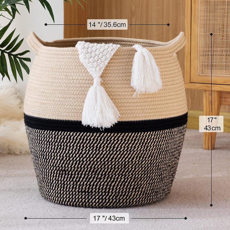Storage Woven Cotton Rope Custom Laundry