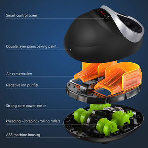 Modern High Quality Foot Massager <b>Machine</b> Heat Shiatsu Deep Air Compression Relief for Tired <b>Muscles</b> Plantar Fasciitis Fits Feet - Product Image 6