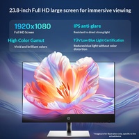 Ordinateur tout-en-un HP ZHAN 99 avec grand écran de 23,8 pouces, processeur Core i5/i7 de 14e génération, RAM DDR5, SSD M.2, idéal pour le bureau et la maison