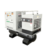 Compresseur d'air à vis lubrifié de 7,5 kW, 11 kW, 15 kW, 440 V, 380 V, 220 V, triphasé, 300 litres, avec moteur et moteur pour lave-auto