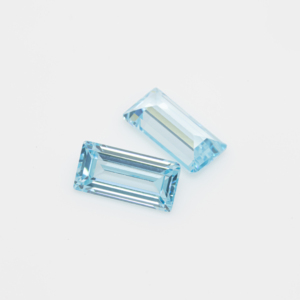 Hanyu Chất Lượng Cao Baguette Cắt <span class=keywords><strong>CZ</strong></span> Đá Lỏng Aqua Màu Xanh Màu Hình Chữ Nhật Hình Dạng Cubic Zircon Đá Quý - Product Image 4