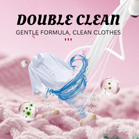 Lessive en poudre tissée écologique MOK 125g 1kg 10kg parfum lavande et citron pour vêtements