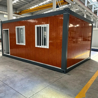 Maison conteneur préfabriquée modulaire de 20 pieds, portable et démontable, pour studio de jardin