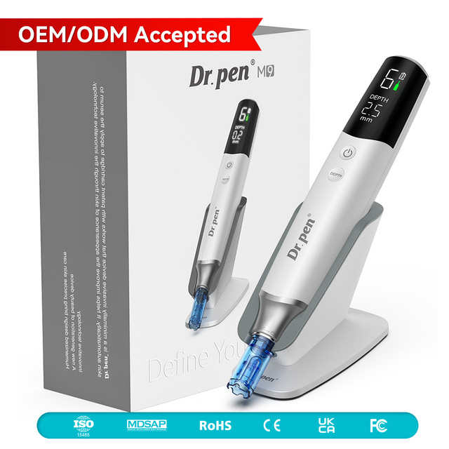 M9 Adjustable Nano Infusion Device 0-2.5mm Depth 6 Speed Levels Professional Salon Beauty Tool