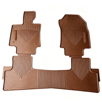 Tapis de sol de voiture en latex résistant à l'usure, ensemble complet, tapis de sol de voiture à bords surélevés, sur mesure, doublures protectrices
