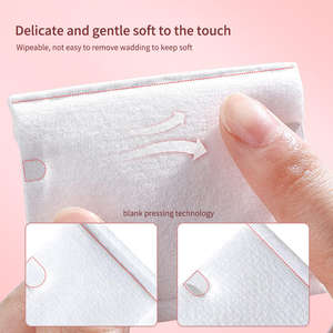 LMLTOP Lot de 222 tampons carrés multifonctionnels en <span class=keywords><strong>coton</strong></span>, épais et sans peluches, pour salons de beauté, manucure et démaquillage - Product Image 2