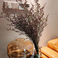 Approvisionnement en gros de Limonium séché naturel, tige séchée, couleur intense, longue durée de conservation, fleur séchée pour la vente au détail et la revente