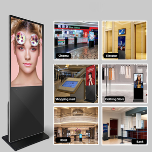 32/43 inch quảng cáo trong nhà Màn hình <span class=keywords><strong>LCD</strong></span> Totem kiosk tầng thường vụ kỹ thuật số biển hiển thị hệ thống cửa sổ cho thang máy giáo dục - Product Image 4