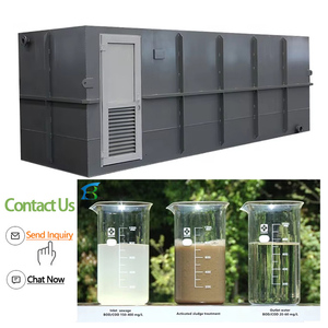 Planta de tratamiento de aguas residuales, MBR biorreactor de membrana, planta de tratamiento de aguas residuales domésticas industriales - Product Image 1