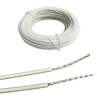 Nichrome Nichrom ตัวนำนิกเกิลไฟฟ้าสายเคเบิลทนความร้อนอุณหภูมิสูงฉนวนยางซิลิโคนลวดความร้อน