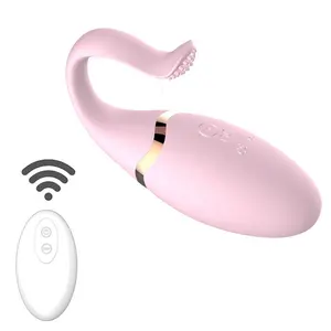 Massaggiatore vaginale per uova vibranti stimolatore per esercizi Kegel da donna telecomando per uova di salto indossabile fornitore di vibratori per uova a 10 velocità