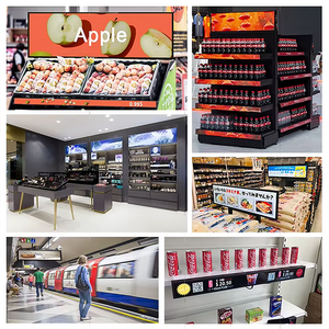 38.6英寸超宽发光二极管液晶室内监视器室内视觉形状安卓数字标牌长条广告架 - Product Image 3