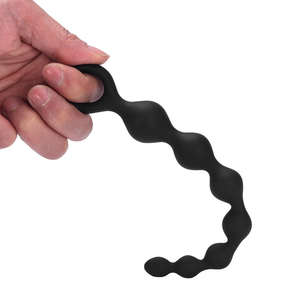 Pemijat Manik-Manik Anal Silikon, <span class=keywords><strong>Vibrator</strong></span> Anal Plug Isi Ulang USB, Mainan Seks <span class=keywords><strong>Gay</strong></span>, Penjualan Langsung Pabrik - Product Image 4