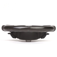Volant 3 branches en cuir véritable et fibre de carbone pour BMW E46 M3 E90 Série 3 – Modèle ancien remis à neuf et assemblage nouvelle version améliorée