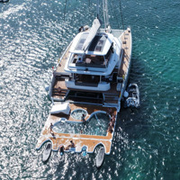 Plateforme flottante gonflable géante en EVA pour jet-skis, piscines, mer et océan, idéale pour les yachts