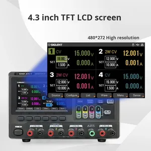 SIGLENT Alimentation programmable linéaire SPD4323X, quatre canaux, haute précision, affichage à cinq chiffres, 240W, résolution 1mv/1ma - Product Image 4