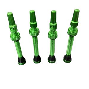 Valve sans chambre à air verte pour vélo <span class=keywords><strong>VTT</strong></span>, <span class=keywords><strong>tige</strong></span> en alliage d'aluminium 34/40/44/46/50/55/60/70/80/100 mm, accessoires pour roues et pneus <span class=keywords><strong>de</strong></span> vélo - Product Image 3