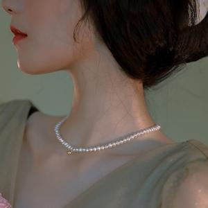 สร้อยคอไข่มุกแท้ชุบทอง 14K ดีไซน์หรูหรา สง่างาม พร้อมจี้ลูกปัดสไตล์เรโทร แฟชั่นทันสมัย - Product Image 2