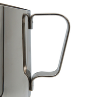 Pichet à lait pour latte art de qualité alimentaire 600 ml, pichet à mousse de lait pour café en acier inoxydable