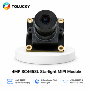 Module de caméra ANPR, carte de caméra LPR SC465SL, capteur vidéo 4MP 60FPS, module de caméra de circulation 1440P, carte de caméra haute vitesse starlight - Product Image 1