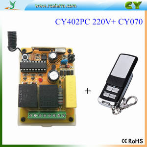 Беспроводной радиочастотный передатчик YET070, 315/433 мГц, код обучения, фиксированный код для гаражных ворот, дистанционное управление ABS - Product Image 6