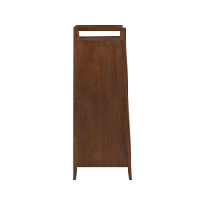 Commode haute en bois de style mid-century avec 6 tiroirs, meuble de rangement moderne pour chambre à coucher, organisateur de meubles pour la maison - Product Image 5