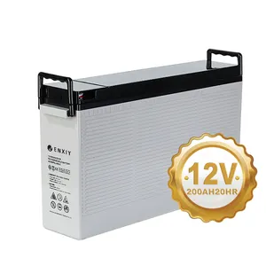 מכירה לוהטת זול מחיר 12v 200AH עמוק מחזור ג 'ל AGM UPS סוללה עבור אנרגיה סולארית אחסון מערכת סוללה